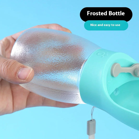 Bouteille portable avec bol intégré