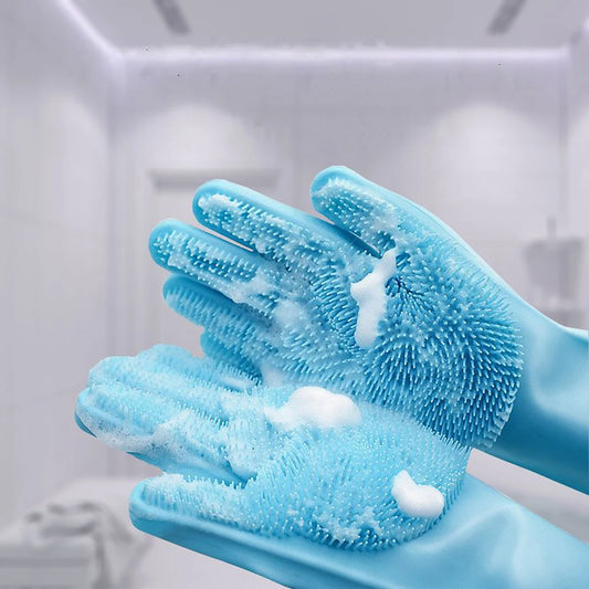 Gants de toilettage massage – Doux & efficace